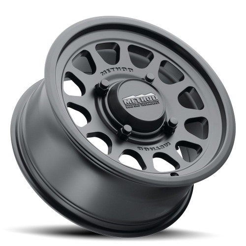 Method MR414 Bead Grip 15x7 / 5+2/38mm Offset / 5x4.5 / 76mm Matte Black Wheel