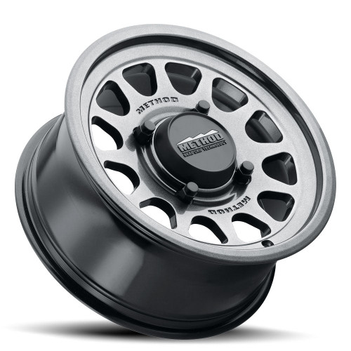 Method MR414 Bead Grip 15x10 / 6+4/25mm Offset / 5x4.5 / 76mm CB Graphite Wheel
