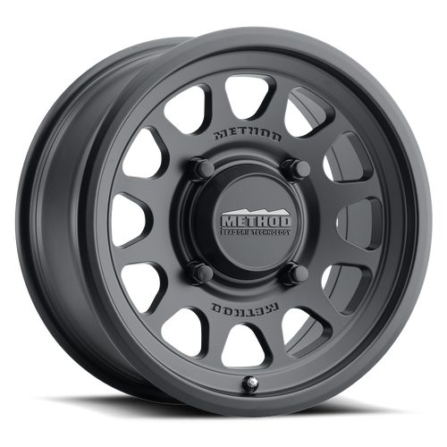 Method MR414 Bead Grip 15x7 / 4+3/13mm Offset / 4x156 / 132mm Matte Black Wheel