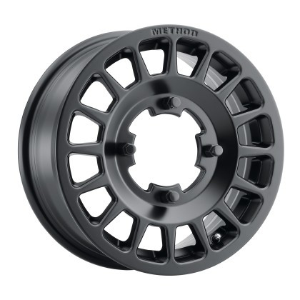 Method MR407 Bead Grip 15x6 / 5+1/51mm Offset / 5x4.5 / 77mm Matte Black Wheel