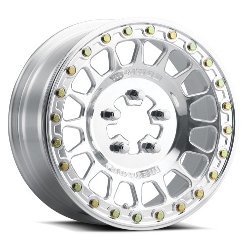 Method MR413 Beadlock 15x7 / 5+2/38mm Offset / 5x4.5 / 70mm CB Polished Wheel