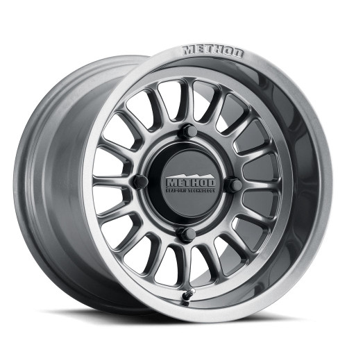 Method MR411 Bead Grip 15x7 / 5+2/38mm / 4x136 / 106.25mm Gloss Titanium Wheel