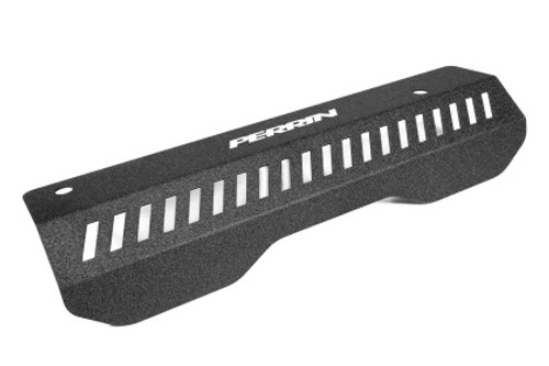 Perrin Pulley Cover (Short Version - Works w/AOS ) - Black for 22-23 Subaru WRX