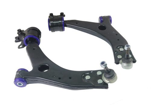 Superpro Front Lower Control Arm Set w/ Bushings (18mm Ball Joint) for 05-11 Ford Focus  LS/LT/LV
