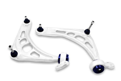 SuperPro Front Alloy Lower Control Arm Set (+Caster) for 2000 BMW 323Ci Base