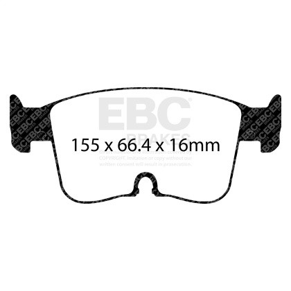 EBC  Yellowstuff Front Brake Pads for 2022+ Audi A3 2.0T (40)