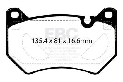 EBC  Yellowstuff Front Brake Pads for 2018+ Audi Q5 FY 2.0T