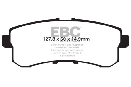 EBC Yellowstuff Rear Brake Pads for 11-13 Infiniti QX56 5.6