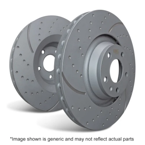 EBC GD Sport Front Brake Rotors for 01-03 BMW 525i 2.5 (E39)