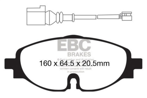 EBC  Bluestuff Front Brake Pads for 14-20 Audi A3 1.8T