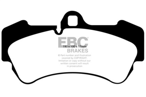 EBC  Bluestuff Front Brake Pads for 04-06 Porsche Cayenne 3.2L