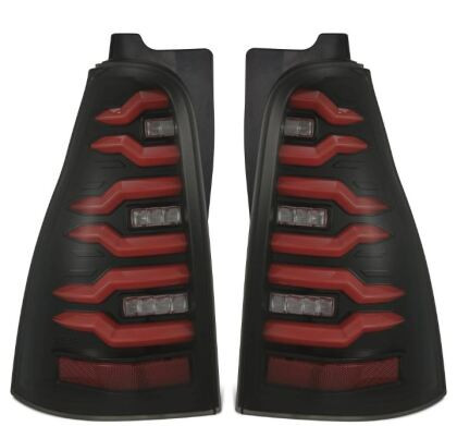 AlphaRex  LUXX-Series LED Tail Lights- Black/Red for 03-09 Toyota 4Runner