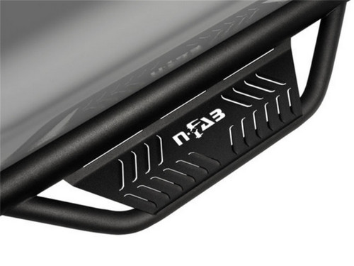 N-Fab Podium LG Step Bar Tex. Black Bed Access 3" for 15.5-17 Ram 1500 Quad Cab