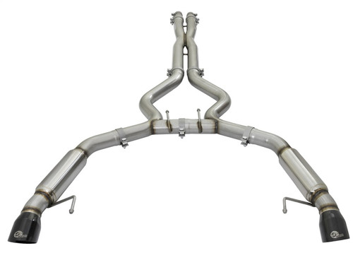 aFe Power MACH Force-Xp 3" Exhaust w/ Blk Tips for 15-18 Mustang GT / V6