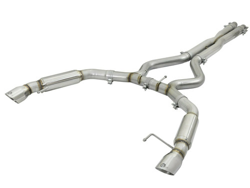 aFe Power MACH Force-Xp 3" Exhaust w/ Polished Tips for 15-18 Mustang GT / V6