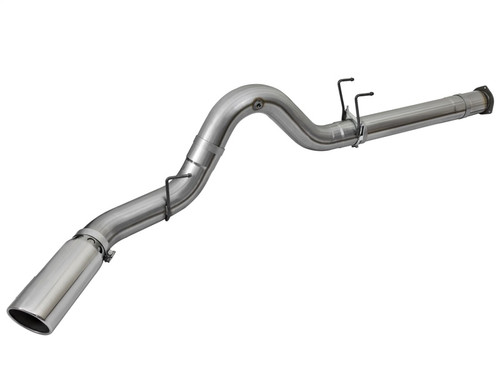 aFe Power Large Bore-HD 5" DPF-Back Exhaust for 17-19 Ford Diesel 6.7L