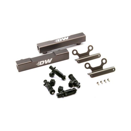 DeatschWerks Top Feed Fuel Rail Kit w/ 1200cc Injectors for 02+ WRX / 07+ STI