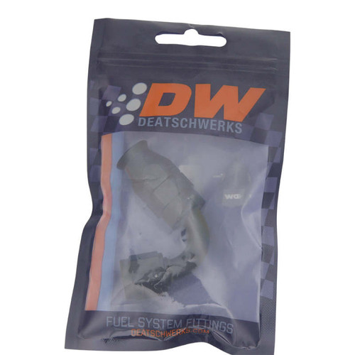 DeatschWerks 6 AN Female Flare Swivel 120-Degree Hose End PTFE