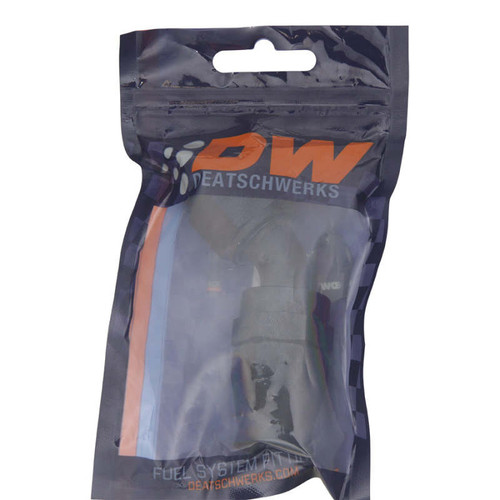 DeatschWerks 10AN Female Swivel 45-Degree Hose End PTFE (Incl Olive Insert)