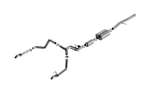 Borla  S-TYPE Catback Exhaust w/ Turndown Tips for 2024 GM 1500 ZR2 & AT4X 6.2L