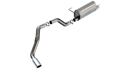 Borla 3" S-TYPE Cat-Back Silver Tips Exhaust for 19-22 RAM 2500/ 3500 6.4L