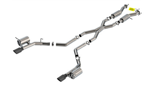 Borla  ATAK Cat-Back Exhaust - Black Tips for 2021+ Durango SRT Hellcat 6.2L AWD
