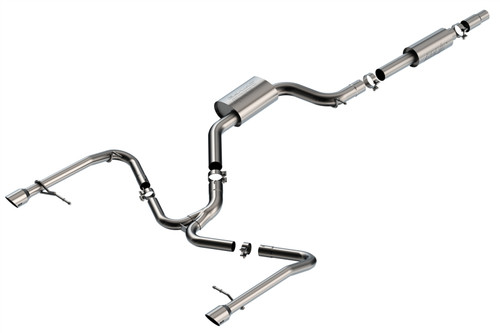 Borla S-Type 3.5" x 5.5" Tip Cat-Back Exhaust for 19-21 VW GLI 2.0L