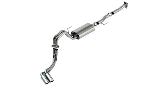Borla 3/2.25 DSE Cat-Back S-Type Tips Exhaust for 2021 F-150 5.0L 2dr