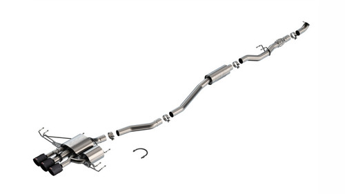 Borla ATAK Cat Back Exhaust - CF Black Anodized for 2024 Integra Type S