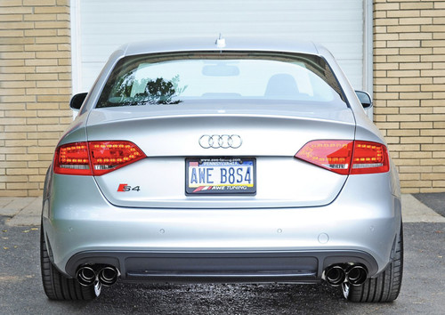 AWE Tuning Touring Edition Exhaust w/ 90mm Black Tip for 10-16 Audi S4 3.0T