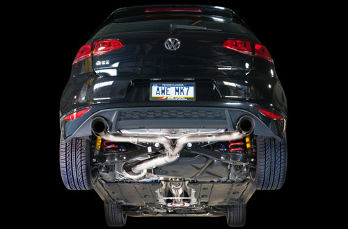 AWE Tuning Touring Exhaust w/ Chrome Tip for 15-17 VW GTI 2.0T