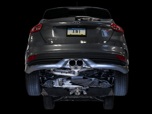 AWE Tuning Track Edition Exhaust w/ Chrome Tip for 13+ Focus ST 2.0L Turbo