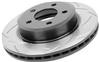 DBA Street Series Slotted Rear Rotors - Pair for 06-07 WRX / 05-09 LGT - 653S