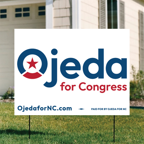 Ojeda For Congress (24" x 18" Coroplast Yard Sign)
