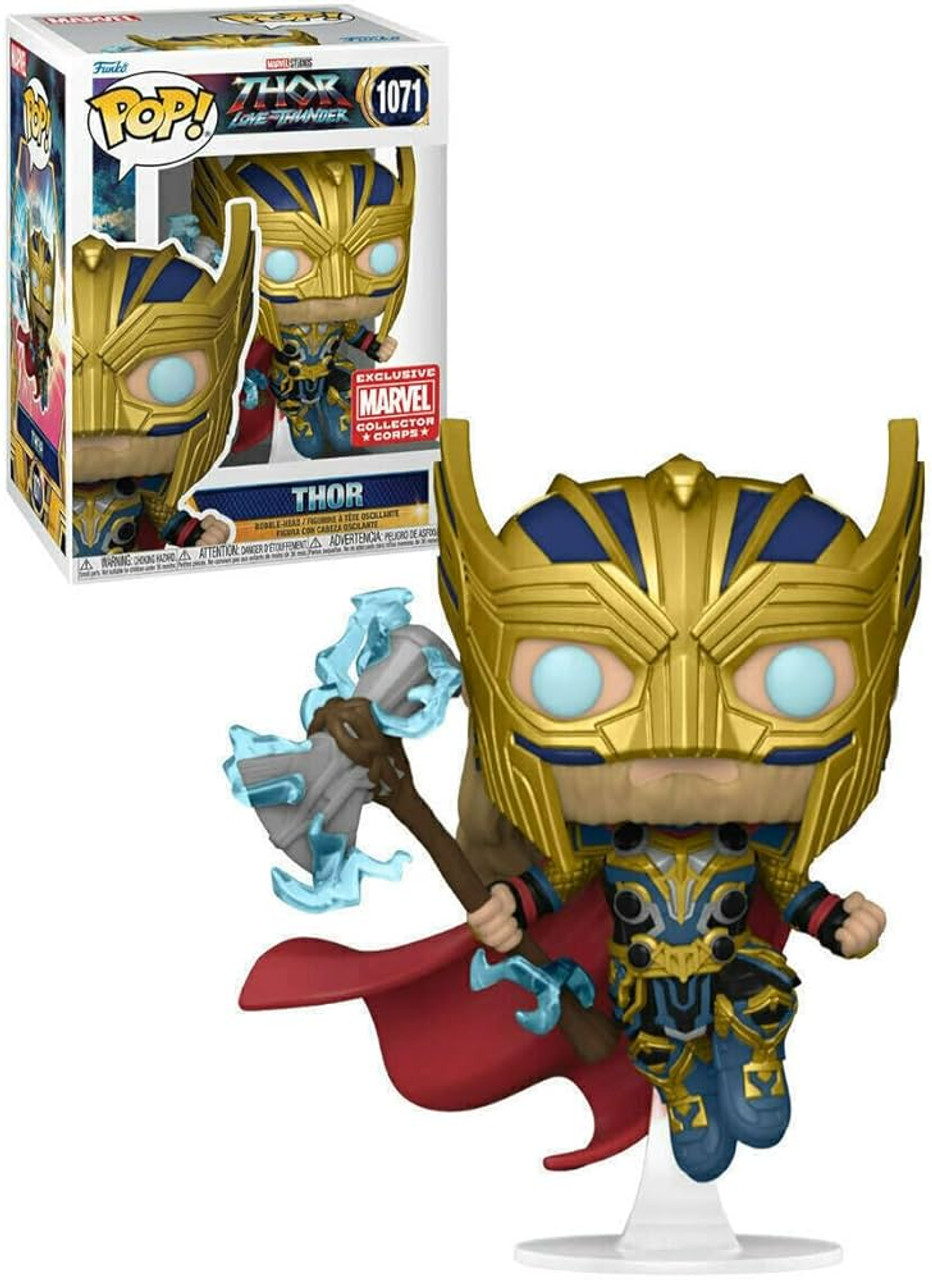 POP THOR LOVE AND THUNDER THOR MARVEL COLLECTOR CORPS EXCLUSIVE