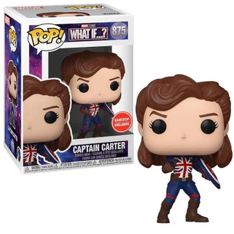 In the endless possibilities, venture to wonder and explore with Marvel's What If…? animated series. Collect Pop! Captain Carter to complete your What If…? set.