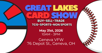 Great Lakes Card Show Vendor Space
