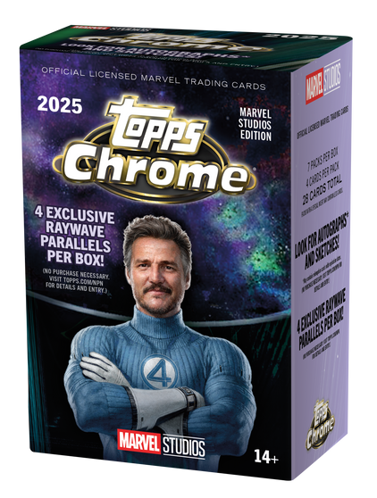 2025 Topps Marvel Studios Chrome Value Box