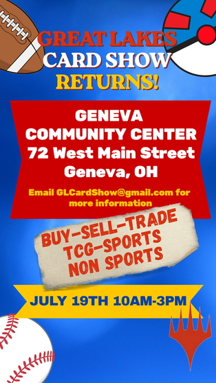 Great Lakes Card Show Space