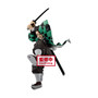 From Banpresto. Create an epic fight scene with the Demon Slayer: Kimetsu no Yaiba Maximatic figure series! Based on his appearance in the anime, Tanjiro Kamado is once again ready for action, this time with an overhead strike!
