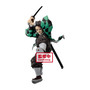 From Banpresto. Create an epic fight scene with the Demon Slayer: Kimetsu no Yaiba Maximatic figure series! Based on his appearance in the anime, Tanjiro Kamado is once again ready for action, this time with an overhead strike!