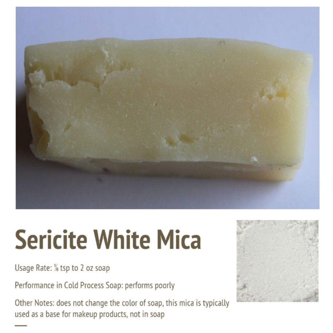 Buy Online Wholesale Sericite White Mica Powder - MakeYourOwn