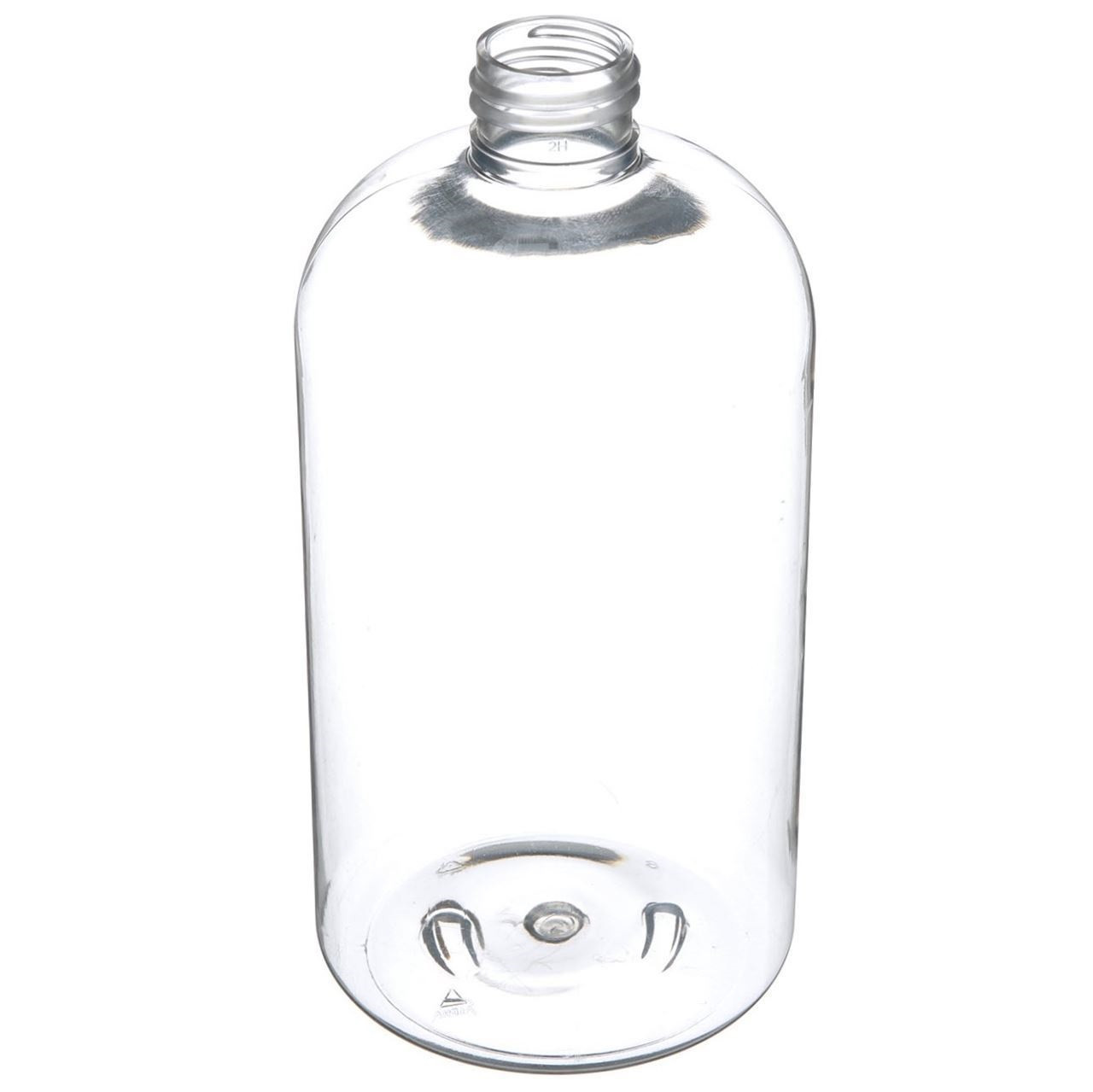 8 oz Clear PET Plastic Cylinder Bottle 24-410 Neck Finish