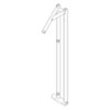 Left clamp holder for tire cart MPTC