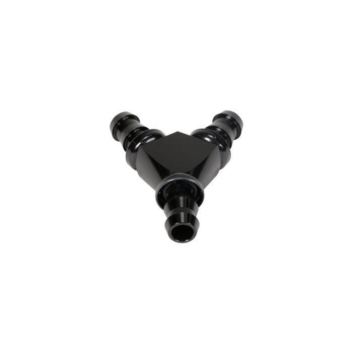 Fleece Performance Y-Barbed Fittings FPE-FIT-Y08-BLK