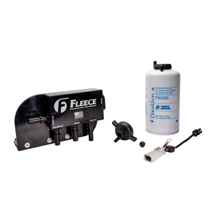 Fleece Performance Underbed 4 Microns Fuel Filter Assemblies with Stock Inlet Size FPE-FMC-UBFA-1724