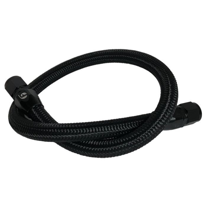 Fleece Performance Coolant Bypass Hose Nylon FPE-CLNTBYPS-HS-12V-BLK