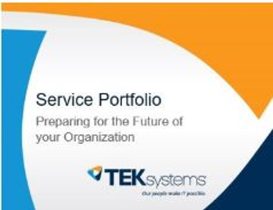 Service Portfolio - Preparing for the Future of your Organization