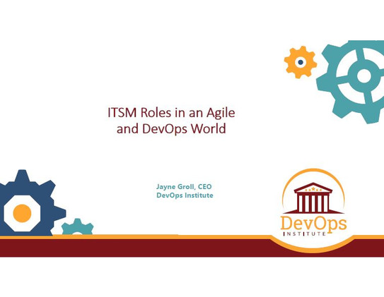 ITSM Roles in an Agile and DevOps World, with Donna Knapp