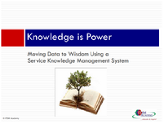 Webinar: Knowledge is Power